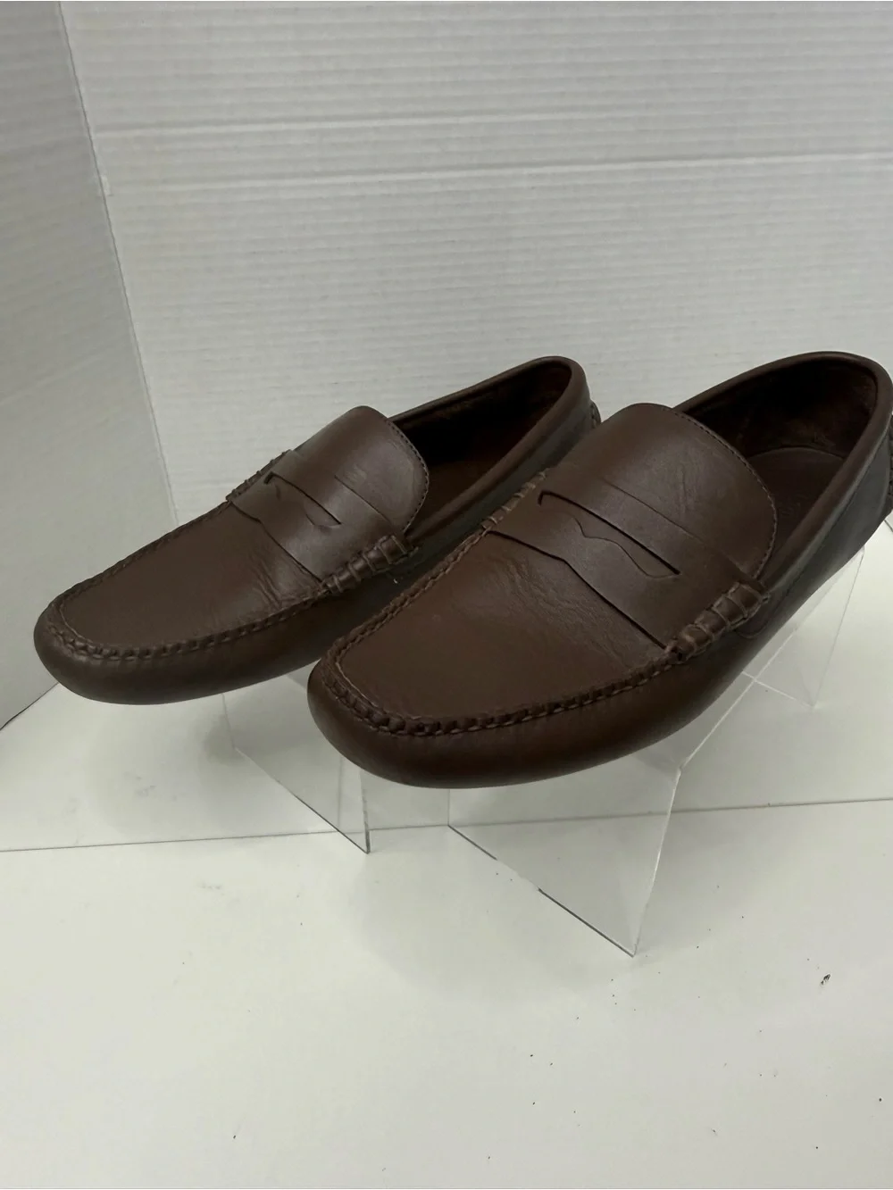 J. Crew Brown Leather Penny Loafers